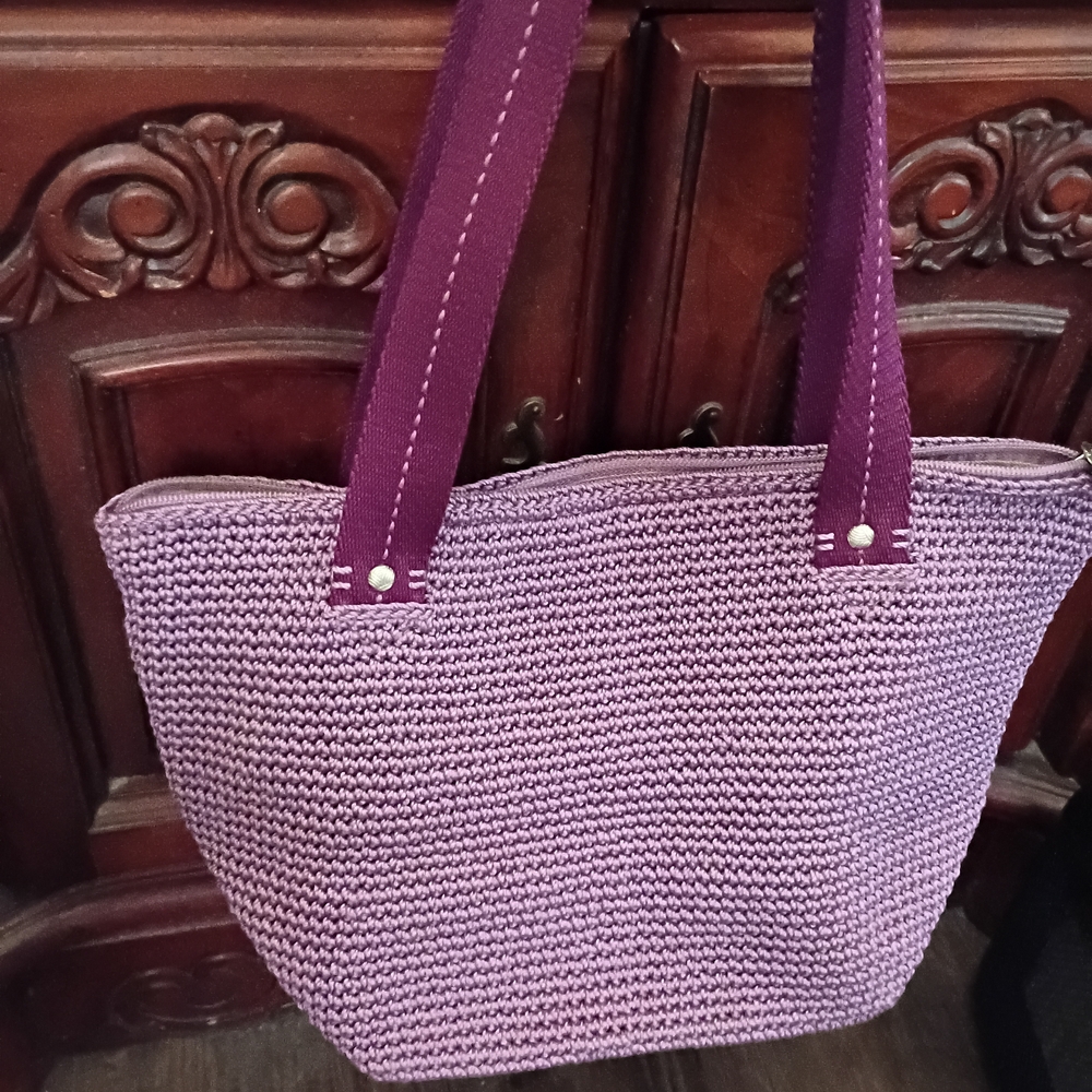 The Sak Purple Woven Tote